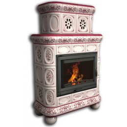 Каминная облицовка КимрПечь Медальон пристенная двухъярусная Сакура